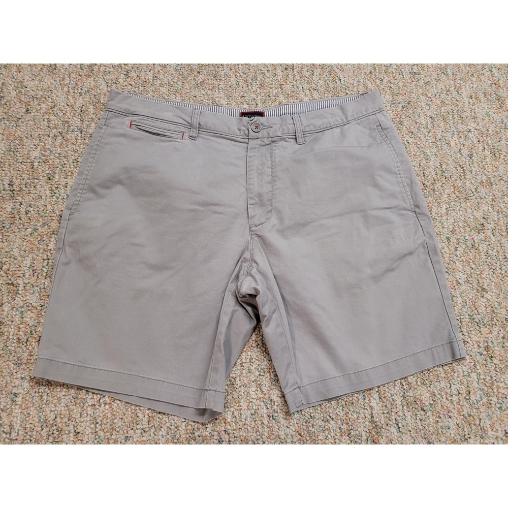 UNTUCKit Shorts Mens 36 Gray St Vincent Regular Fit Stretch Chino Casual Outdoor
